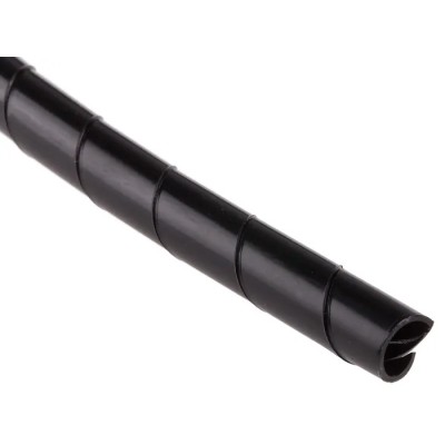 RS PRO Spiral Cable Wrap, Nylon Material, 8 mm Cable Diameter, 30 mm Maximum Bundle Diameter, 10 m Length 811-7702