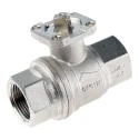 RS PRO Brass Threaded 2-Way Full Port Ball Valve 3/4 in, 40 bar, Female Threaded Connections 812-5239