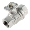 RS PRO Brass Threaded 2-Way Full Port Ball Valve 3/4 in, 40 bar, Female Threaded Connections 812-5239