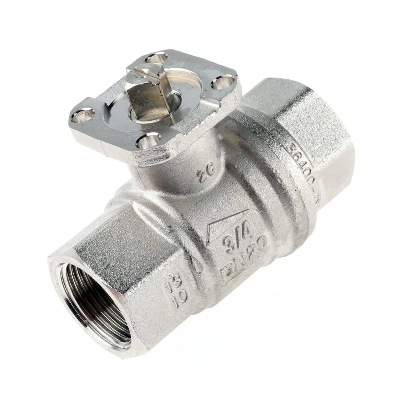 RS PRO Brass Threaded 2-Way Full Port Ball Valve 3/4 in, 40 bar, Female Threaded Connections 812-5239