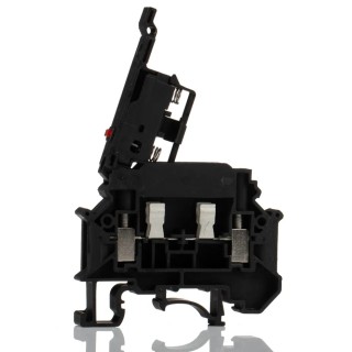 Phoenix Contact Fuse Modular Terminal Block UK 5-HESILED 24 N Series Black, 0.2 to 6 mm², 6.3 A, 24 V, Screw 3000540
