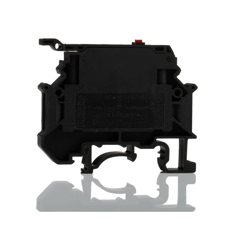 Phoenix Contact Fuse Modular Terminal Block UK 5-HESILED 24 N Series Black, 0.2 to 6 mm², 6.3 A, 24 V, Screw 3000540