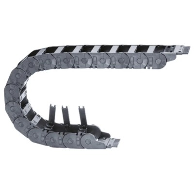 Igus Cable Trunking 66mm Width x 50mm Depth x 1m Length, 63mm Minimum Bend Radius, Black, Igumid GLW, Series 2600 W66mm