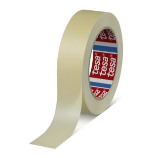 Tesa Chamois 4329 PV1 Paper Backed Masking Tape 25mm Width 50m Length Model 04329-00002-01