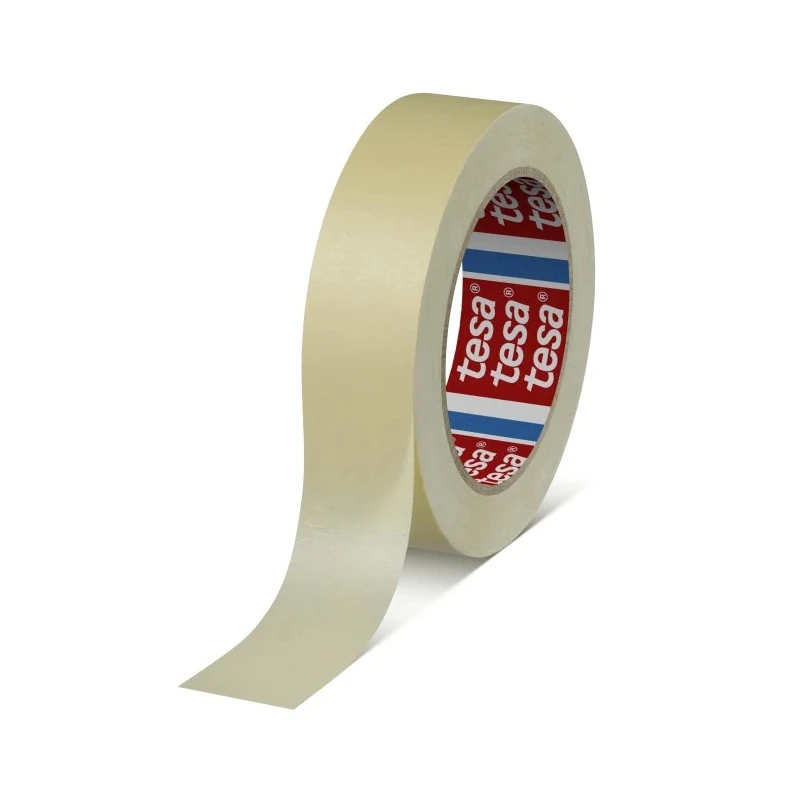 Tesa Chamois 4329 PV1 Paper Backed Masking Tape 25mm Width 50m Length Model 04329-00002-01