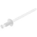 Essentra Nylon Clinch Rivet 4 mm, 6.4 mm Length, Polycarbonate Mandrel 379-9630