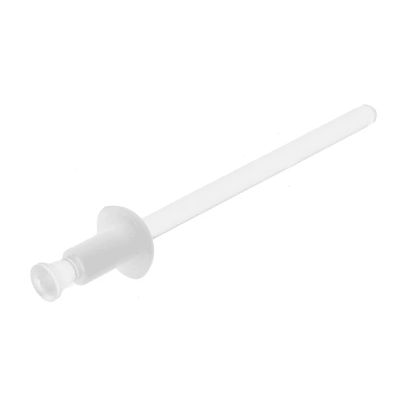 Essentra Nylon Clinch Rivet 4 mm, 6.4 mm Length, Polycarbonate Mandrel 379-9630