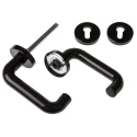 Steinbach & Vollman Black Polyamide Handle Kit for Drawer and Cabinet Applications 38 mm Fixing Centres 379-9078