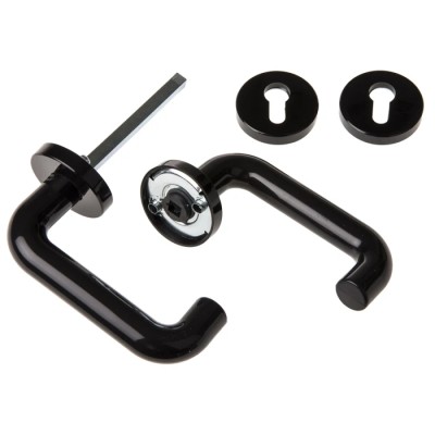 Steinbach & Vollman Black Polyamide Handle Kit for Drawer and Cabinet Applications 38 mm Fixing Centres 379-9078