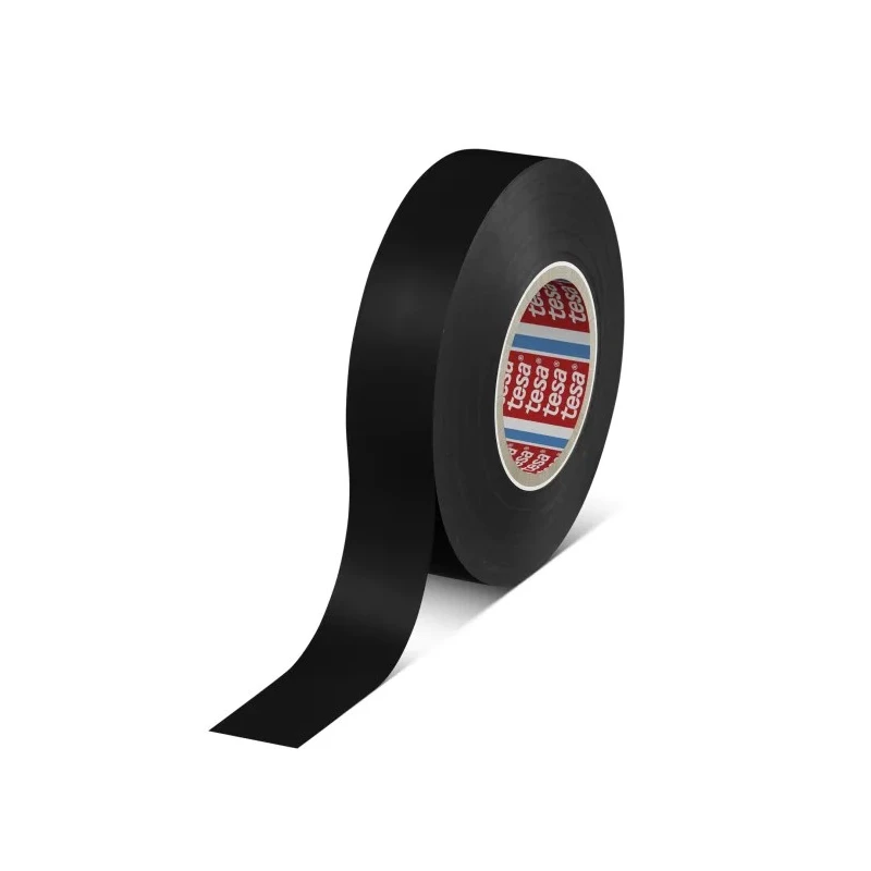 Tesa Black Polyvinyl Chloride Electrical Tape 19mm x 33 m 04163-00000-07
