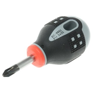 Bahco Stubby Screwdriver PH2 Tip 25 mm Blade 83 mm Overall BE8602
