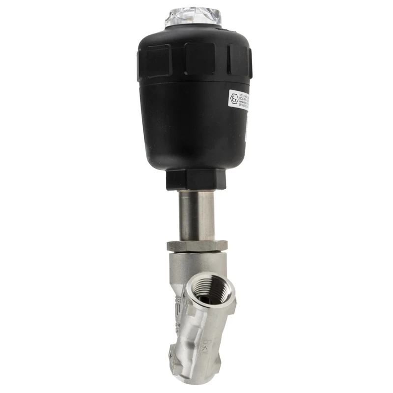 Burkert Pneumatic Angle Seat Valve Stainless Steel 16 bar 1/2 in 178682