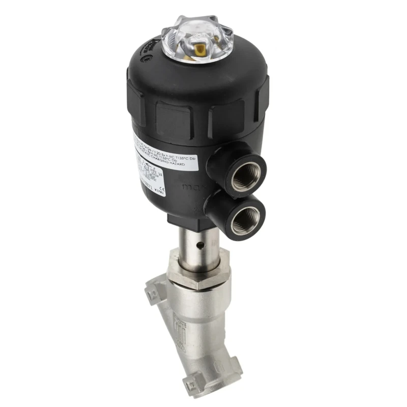 Burkert Pneumatic Angle Seat Valve Stainless Steel 16 bar 1/2 in 178682
