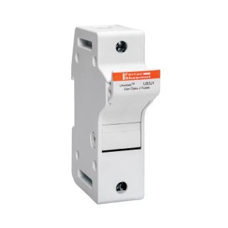 Mersen 30A Rail Mount Fuse Holder, 1P-Pole, 600V AC US3J1