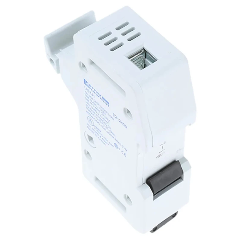 Mersen 30A Rail Mount Fuse Holder, 1P-Pole, 600V AC US3J1
