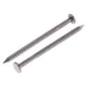 RS PRO Bright Steel Ring Shank Nail 50 mm x 2.65 mm, Annular, 500 g Bag 385-0353