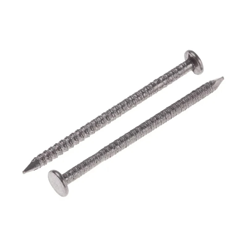 RS PRO Bright Steel Ring Shank Nail 50 mm x 2.65 mm, Annular, 500 g Bag 385-0353