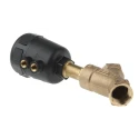 Burkert Angle Type Pneumatic Actuated Valve 16 bar 1 in 178860