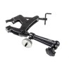 Noga Aluminium Base & Arm DG 1600 with 113mm Top Arm and 132mm Bottom Arm for Adjustable Camera Mounting