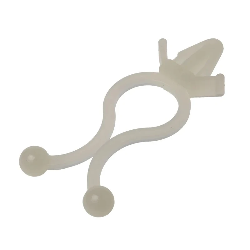RS PRO Natural Polyamide 66 Cable Clip, 10.4 mm Maximum Bundle Diameter, Push-in Fixing, 27.3 mm Length & Width 817-8909