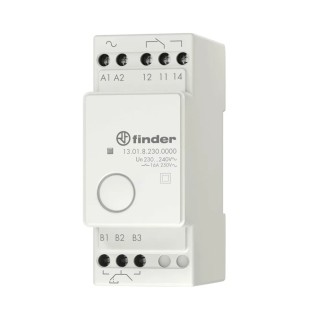 Finder DIN Rail Power Relay 230V AC Coil 16A Switching Current SPDT 13.01.8.230.0000