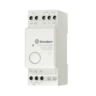 Finder DIN Rail Power Relay 230V AC Coil 16A Switching Current SPDT 13.01.8.230.0000