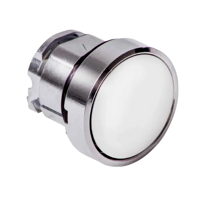 Schneider Electric Harmony XB4 Series White Latching Push Button Head 22 mm Cutout IP66 IP67 IP69K ZB4BH01