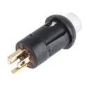 RS PRO Illuminated Miniature Push Button Switch Momentary PCB Cap Actuator SPST Blue Green LED 30V DC 30V AC 820-7546