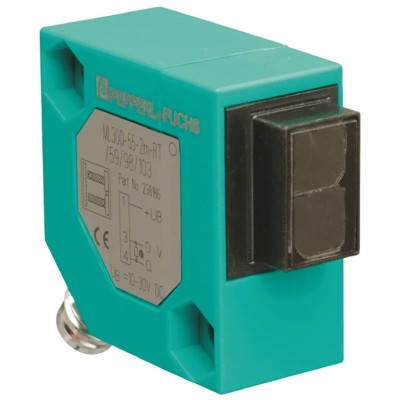 Pepperl + Fuchs Diffuse Photoelectric Sensor Block, 0 to 1.2 m Detection Range, PNP Output, IP67 ML300-8-1200-IR/25/95/120