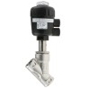 Burkert Angle Type Pneumatic Actuated Valve Stainless Steel 16 bar 3/4 in 185304