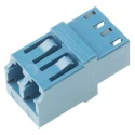 Amphenol Socapex LC to LC Single Mode Duplex Fibre Optic Adapter, 0.2dB Insertion Loss LC-120-5200U