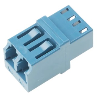Amphenol Socapex LC to LC Single Mode Duplex Fibre Optic Adapter, 0.2dB Insertion Loss LC-120-5200U