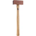 RS PRO Solid Copper Mallet Replaceable Face 2.1 kg 44 mm Head Diameter Wood Handle 381-4773