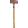 RS PRO Solid Copper Mallet Replaceable Face 2.1 kg 44 mm Head Diameter Wood Handle 381-4773