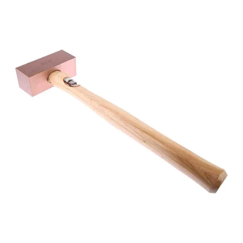 RS PRO Solid Copper Mallet Replaceable Face 2.1 kg 44 mm Head Diameter Wood Handle 381-4773