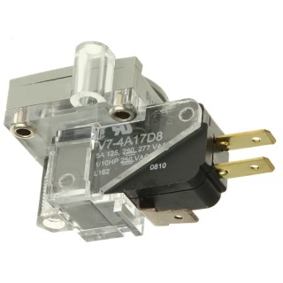 Herga Pressure Sensor SPDT (NO/NC) Adjustable Snap Action 0.07 to 2.75 bar 250V AC 5A 6101-0008