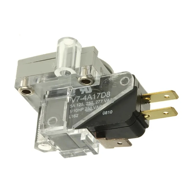Herga Pressure Sensor SPDT (NO/NC) Adjustable Snap Action 0.07 to 2.75 bar 250V AC 5A 6101-0008