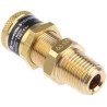 Norgren Quick Exhaust Valve, Brass, Male Threaded R G 1/4 in Connection, 0.63 to 1.6 Bar Operating Pressure, 61B2/BM000