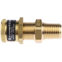Norgren Quick Exhaust Valve, Brass, Male Threaded R G 1/4 in Connection, 0.63 to 1.6 Bar Operating Pressure, 61B2/BM000