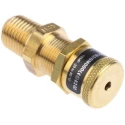 Norgren Quick Exhaust Valve, Brass, Male Threaded R G 1/4 in Connection, 0.63 to 1.6 Bar Operating Pressure, 61B2/BM000