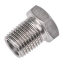RS PRO Stainless Steel Pipe Fitting Straight Hexagon Bush Male 1/4 in x Female 1/8 in 826-7074