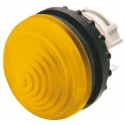Eaton Yellow Pilot Light Head 22.5 mm Cutout Panel Mount Plastic Bezel IP69K RMQ Titan M22 Series 78635864 M22-LH-Y+M22-A