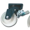 LAG Braked Swivel Castor 1000 kg Load Capacity 200 mm Polyamide Wheel 251 mm Height 50 mm Width 18417 FR