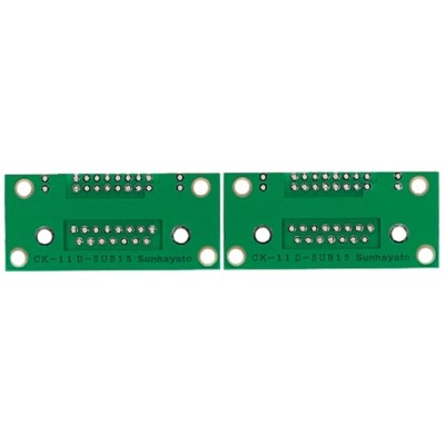 Sunhayato 30 Way 2 Sides Epoxy Glass Fabric Laminate FR4 Converter Board 106.68mm x 24.13mm CK-11