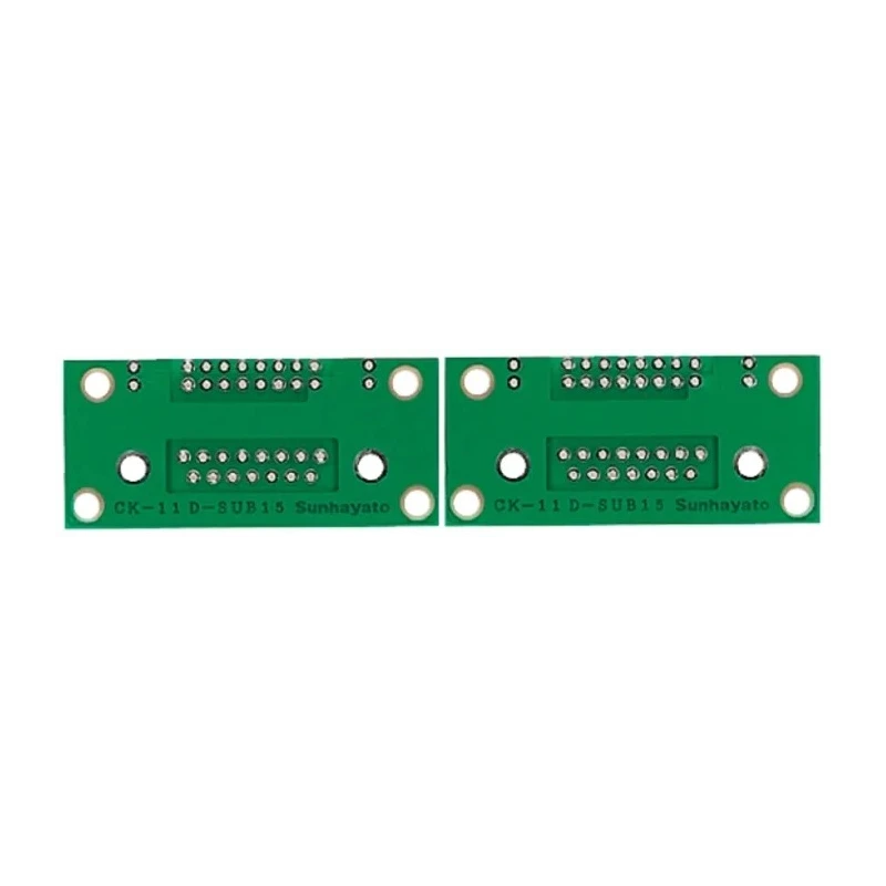Sunhayato 30 Way 2 Sides Epoxy Glass Fabric Laminate FR4 Converter Board 106.68mm x 24.13mm CK-11
