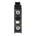 Eaton M22 Series LED Light Block, 12 V AC/DC, 30 V AC/DC, White Illumination, Screw Terminal 216560 M22-LEDC-W