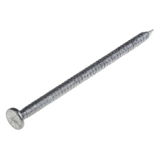 RS PRO Bright Steel Annular Ring Shank Nail 75 mm Length x 3.75 mm Diameter Steel 500 g Bag 385-0381
