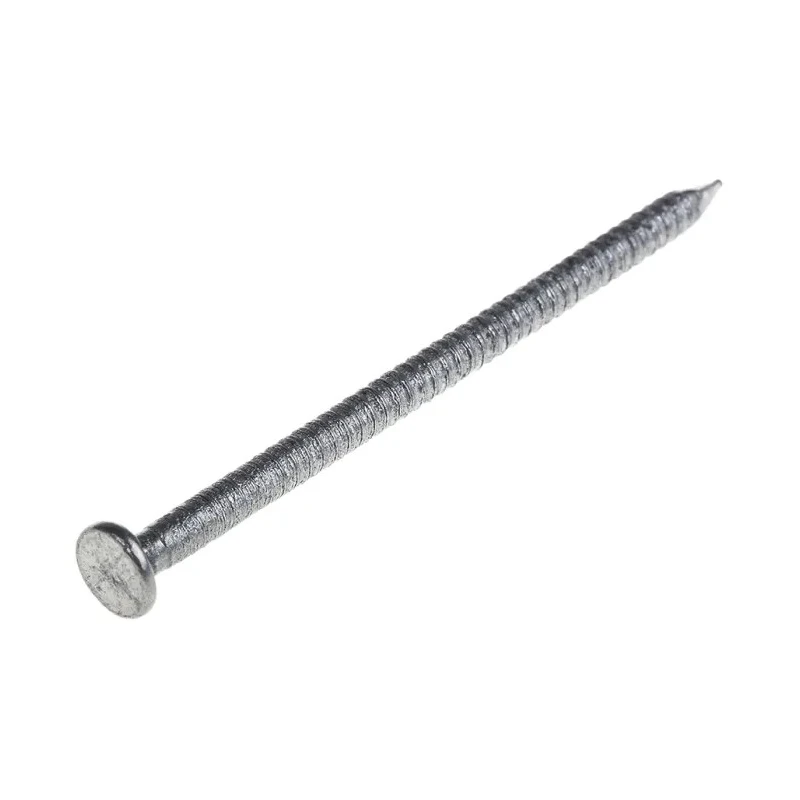 RS PRO Bright Steel Annular Ring Shank Nail 75 mm Length x 3.75 mm Diameter Steel 500 g Bag 385-0381