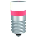 Signal Construct White Indicator Lamp Single Chip 60 V AC/DC, E10 Base, 9.7 mm Diameter, 1250mcd MWCE22669