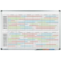 Legamaster Monthly Lacquered Wall Planner 600mm x 900mm Magnetic Grey Netherlands 4140-00